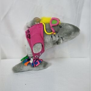 Vtg NWT Ron Jon Surf Shop Surf‎ Cruiser Shark Plush Stuffed Animal Toy
